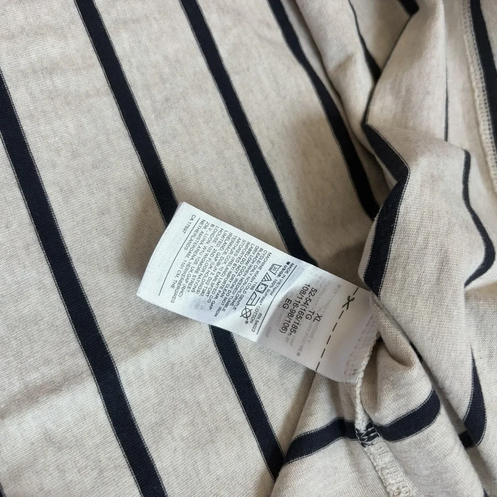 Banana Republic Authentic Tee T Shirt Mens XL Striped 100% Supima Cotton